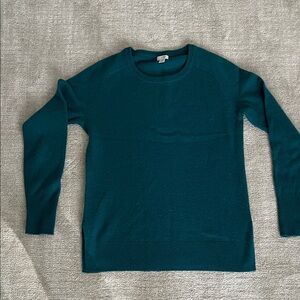Teal Long Sleeve Cashmere Sweater by Nordstrom